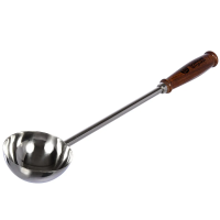 Купить Ковш для бани и сауны нержав., ручка 45 см дерев. (1/4) "Банные штучки" 32032