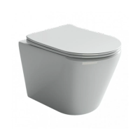 Купить Унитаз подвесной "HIGHLIGHT RIMLESS" белый "CERAMICA NOVA" CN1804