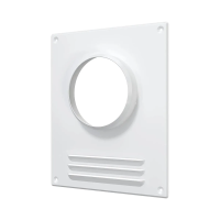 Купить Площадка торцевая с решеткой 196 х 236 мм фланец D110 метал. (1/20) "Эра" 110птмр