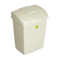 Купить Контейнер для мусора  9 л "Форте" (слоновая кость) (1/8) "Мартика" с340слк