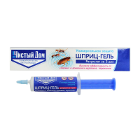 Купить Средство от муравьев и тараканов "Чистый дом" шприц гель 20 г (1/15/45)