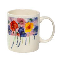 Купить Кружка "Анютины глазки" 350 мл, фарфор (1/48) "OLAFF" 135-08031