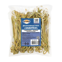 Купить Шпажки бамбуковые "Завитки" 90 мм, набор 100 шт. (1/24) "AVIORA" 401-463