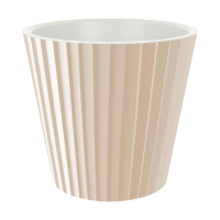 Купить Горшок для цветов "SAND" D 190 мм/3,3 л (молоч. шоколад) (1/9) "INGREEN" IG640110047