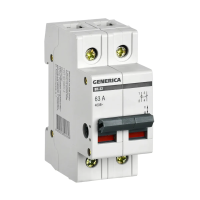 Купить Выключатель нагрузки (мини-рубильник) вн-32 2р 63а (1/6/72) "GENERICA"