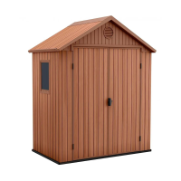 Купить Хозблок пласт. "DARWIN" 183*121*218 см (коричневый) "KETER"