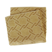 Купить Полотенце жаккард. "MAGNUS" 70*140 см велюр/махра (бежевый) (1/12)