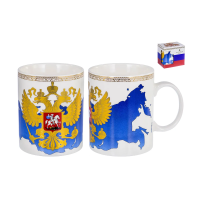 Купить Кружка "Патриот" герб и карта 350 мл (1/36) "BALSFORD" 138-09001