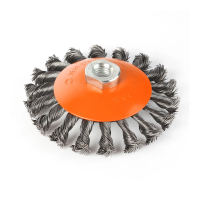 Купить Щетка тарельчатая витая (115 мм, М14)
