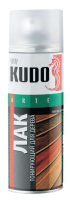 Лак аэрозоль акриловый для дерева дуб 520 мл (1/6) "KUDO" KU-9043