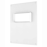 Купить Площадка торцевая горизонт. 180 х 250 мм фланец 55 х 110 мм пластик (1/50) "Эра" 511птг