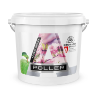 Краска "POLLER" акриловая моющаяся, матовая  0,9 л (1/8)