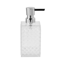 Купить Дозатор для жидкого мыла "RAPAS" пласт. (прозрачный) (1/12) "SWENSA" SWP-0660TRP-A