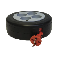 Купить Удлинитель рулетка 10 м 4 розетки пвс 2*0,75 мм (1/12)  (ух10-104 10 м)