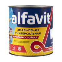 Эмаль "ALFAVIT" пф-115 зеленая 2,7 кг (1/6) серия альфа