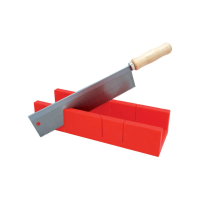 Купить Стусло пластмассовое + пила 300 мм дерев. рукоятка (1/40) "BEOROL"