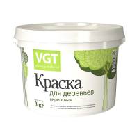 Купить Краска вд-ак-1180 для деревьев белая 3 кг (1/4) "Вгт"