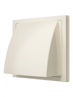 Купить Выход стенной с обратным клапан. 150х150 с фл д-125 белый. ASA 1515К12,5ФВ 