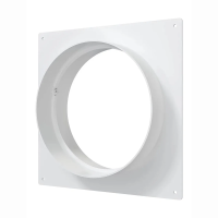 Купить Площадка торцевая 190 X 175 мм фланец D150 соединитель, пластик (1/20) "Эра" 15SKNP