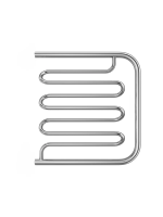 Купить Полотенцесушитель водяной "Фокстрот-лиана AISI" 600*600 (хром) "TERMINUS"