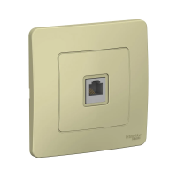 Купить Розетка телефонная "BLANCA" RJ11, бежевый (1/10/20) "SCHNEIDER"