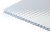 Купить Сотовый поликарбонат 4мм белый 2,1х1м.п