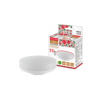 Купить Лампа светодиодная GX53 11W 3000 к, H=26 мм, тепл. свет (1/10/100) народная SQ0340-1552