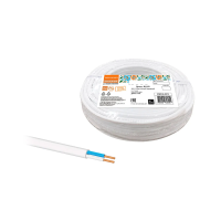 Купить Провод пусп 2 х 1,5 мм² (бухта 10 м) белый (1/10) народный SQ0126-0013