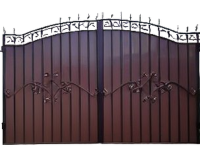 Купить Ворота 21 Коричневые (3,44х2,35)