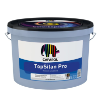 Краска фасадная "TOPSILAN PRO" база 1 (белая) 10 л (1) "CAPAROL"