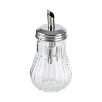 Купить Сахарница "DOLCE" 200 мл с дозатором (стекло, нержав.) (1/12/48) "MALLONY"