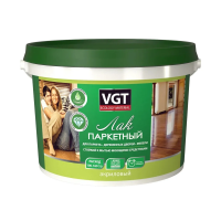 Лак акриловый паркетный матов.  2,2 кг (1/4)  "Вгт"