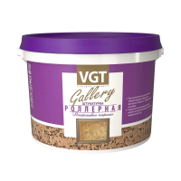 Штукатурка "Роллерная" крупнозернист. 9 кг (1) "VGT GALLERY"