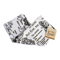 Купить Полотенце 45*70 см рогожка с каймой, версаль белый (1/100) "SONNET"