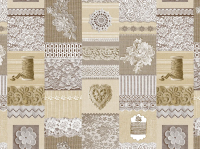 Купить Клеенка пвх основа нетканая 135 см  рулон 20 м (1)  "MAJOR" 558/2 (бежевый)