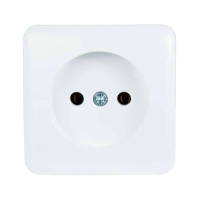 Купить Розетка открыт. уст. "VIOLA" 1 местн. (керамика) белый (1/12/144) "LEZARD" 751-0200-121