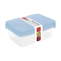 Купить Контейнеры для замораживания 3 шт. х 0,9 л (голубой) (1/26) "SUGAR&SPICE" SE102812044