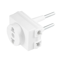 Купить Разветвитель электрический пу-10/16-003, 3 гнезда 6а, белый (1/50) "Веллконт"