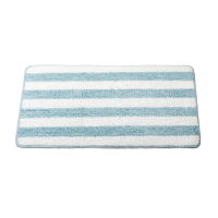 Купить Коврик для ванной "PASSO" 45*70 см, микрофибра (голубой/белый) (1/30) "SWENSA" ATM-0605LB-B