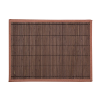 Купить Салфетка сервировочная 30*40 см, бамбук коричневый (1/12/48) "Рыжий кот" BM-05