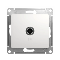 Купить Розетка телевизионная "GLOSSA" коннектор (механизм) белый (1/10/160) "SCHNEIDER"