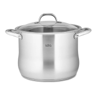 Купить Кастрюля нержав. "BIG SIZE" 9,6 л стекл. крышка, 26*19 см (1) "LARA" LR02-42