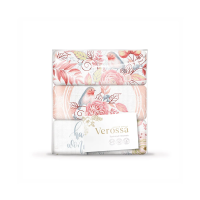Купить Полотенца "VEROSSA" птички розовые набор 3 шт. 40*70 см