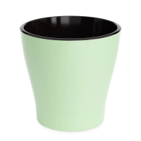 Купить Горшок для цветов "Лея" 3,6 л двойной (светло-зеленый) (1/20) "Альтернатива" м8268