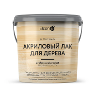Лак для дерева акриловый 0,9 л (1/6) "ELCON"