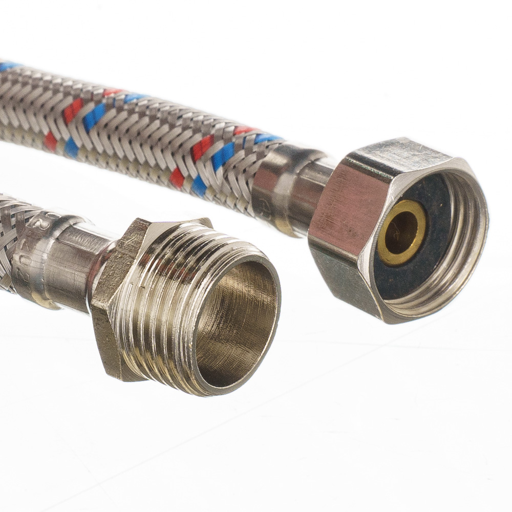 подводка вода нерж. сильфонная газовая подводка 1/2"; 6 = 1 м. подводка гигант 3/4 40см г/г "акватехник". 0,8 подводка. акватехника подводка 1/2-3/8 нерж.