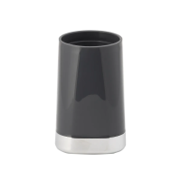 Купить Стакан для ванной комнаты "GLOSS" пласт. (темно-серый) (1/12) "Аквадекор" ATTP-1901DG-03