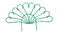 Купить Забор декор. "Павлин" 0,94*0,6 м  5 секций (1)