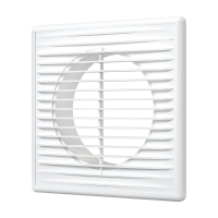 Купить Решетка вентиляц. разъемная 150 х 150 мм с фланцем D100 (1/24) "Эра" 1515п10ф