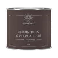 Эмаль пф-115 серая 2,7 кг (1/6) "MASTERGOOD"